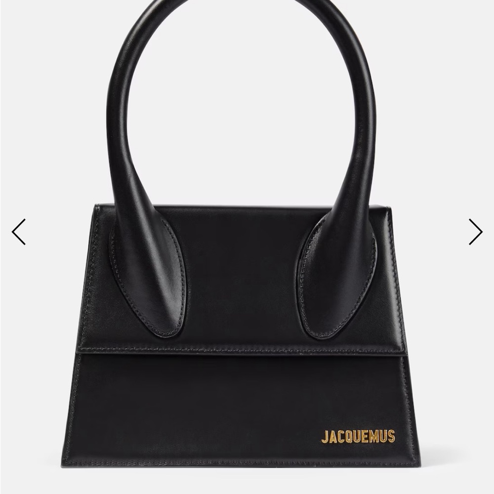 Jacquemus Black Leather Handbag